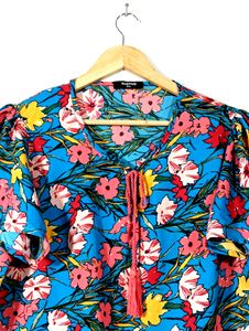 Blue Floral Shirt (Women)