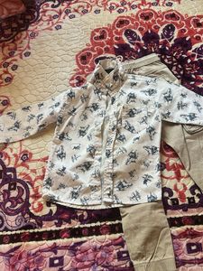 Boys Cargo Pants and shirts for 2setcombo
