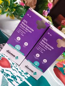 pack of 2 The Derma Co 10% Niacinamide Serum with