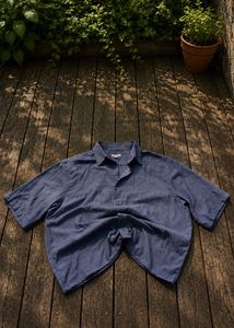 Button-Up BOXY SHIRT