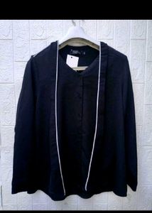 New with tag Korean Chic Black Bow Blouse