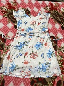 Boho Floral Print Tunic Top