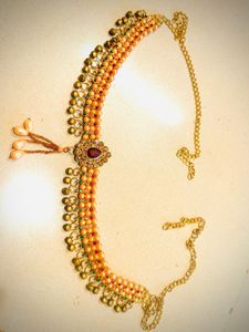 Exquisite Beaded Waist Chain with Pendant
