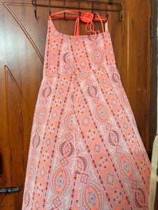 Boho Maxi Dress - Coral Print💗