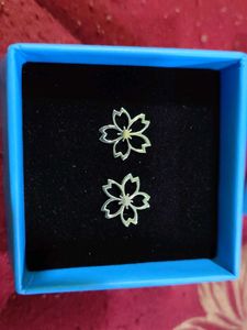 925 Silver Floral Earrings