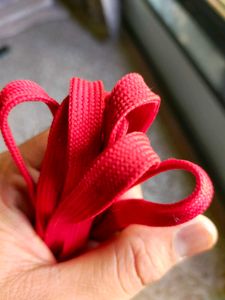 Blood Red Shoelaces 45"