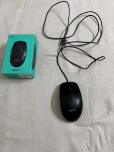 Logitech Wired Mouse -Black