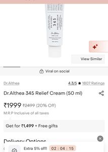 Dr. Althea 345 Relief Cream