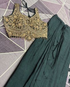 Designer Embroidered 3 piece set💚