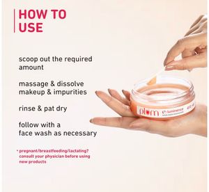 Plum e-luminence Makeup Removing Balm