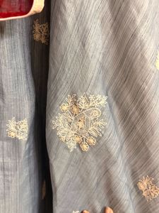 Blue Embroidered Lehenga Choli Set