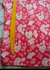 100% COTTON FLOWER PRINT T-SHIRT