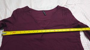 Elegant Burgundy Top