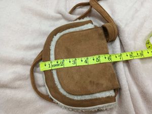 Brown Suede &amp; Crossbody Bag