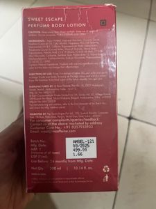 mCaffeine Sweet Escape Body Lotion