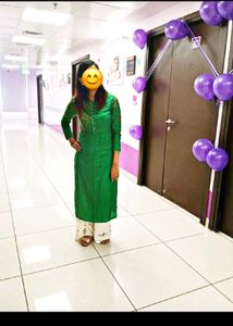 Festivities By Wishful W, Green Kurta