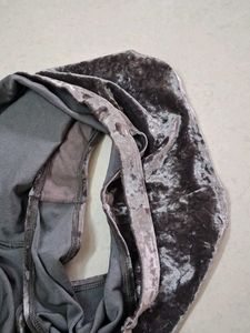 XL Crushed Velvet Bottom