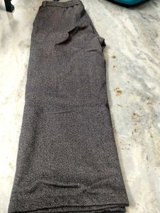 Classic warm Herringbone Pattern Pants