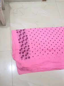 Pink Polka Dot dupata