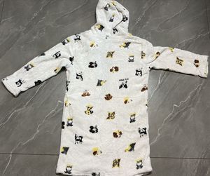 Cozy Animal Print Hooded Robe