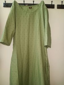 Green Kurta🍀 #new#collegewear#pretty