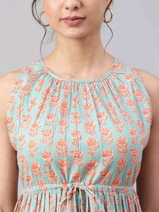 Beautiful Printed Tiered Dress