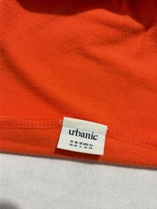 Urbanic Orange Long Sleeve Mini Dress
