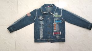 Denim Jacket. WITH PATCHES. Unisex