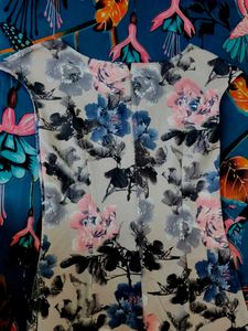 Floral Print Fit &amp; Flare Dress