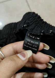 Shein Black Palazzo Pants