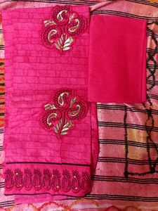 Salwar Top Unstitched Without Dupatta No Return