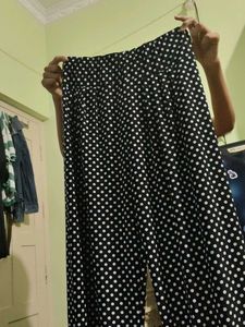 Black Polka Dot Palazzos