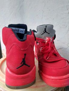 Imported Nike Air Jordan Retro 5 Red 1st Copy
