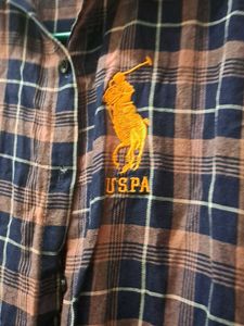 Plaid Button-Down Shirt Dress