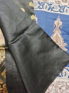 black silk saree