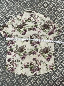 Men's Floral Print Short Sleeve Shirt