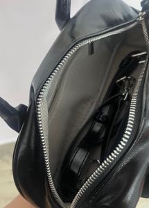 Chic Black Faux Leather Hobo Bag