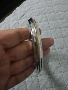 Stylish Gold &amp; Silver kada Set for men