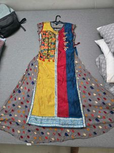 Kurta w attached skirt dress