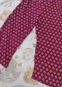Elegant Floral Print Kurta