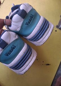 Casual White &amp; Blue Sneakers
