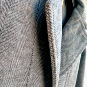 Vintage Burberry of London Grey Wool Coat