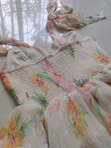 Floral Tiered Ruffle Dress