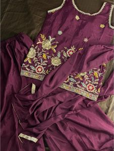 Embroidered Kurta Set with Dupatta