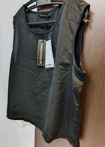 New Provogue Sleeveless Black Top