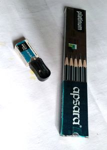 Awesome  Apsara Pencils ✏ With Sharpner