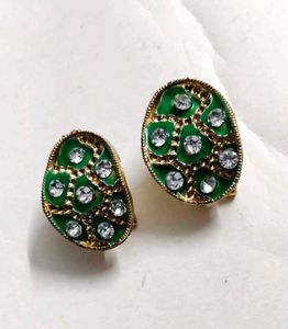 Vintage Green Earrings
