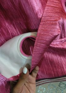 HEAVY DISCOUNT:5 Pcs BRIGHT PINK CURTAINS
