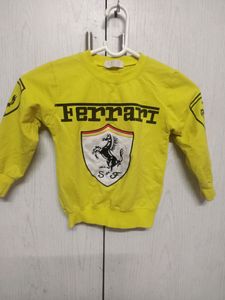 Vintage Yellow Ferrari Sweatshirt
