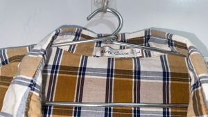Plaid Button-Down Shirt